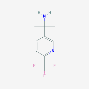 2-(6-(Trifluoromethyl)pyridin-3-yl)propan-2-amine