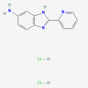 2-(pyridin-2-yl)-1H-1,3-benzodiazol-5-amine dihydrochloride