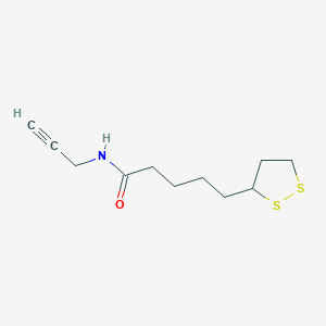 1,2-Dithiolane-3-pentanamide, N-2-propyn-1-yl-