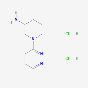 1-(Pyridazin-3-yl)piperidin-3-amine dihydrochloride
