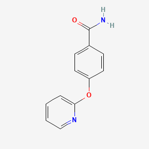 4-(Pyridin-2-yloxy)benzamide