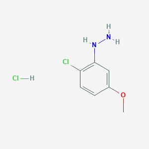 (2-Chloro-5-methoxyphenyl)hydrazine hydrochloride