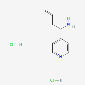 1-(Pyridin-4-yl)but-3-en-1-amine dihydrochloride
