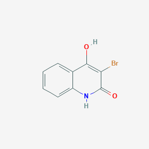 molecular formula C9H6BrNO2 B1395337 3-Bromoquinoline-2,4-diol CAS No. 14933-24-5