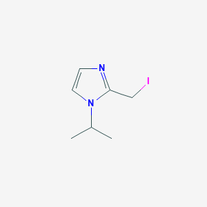 molecular formula C7H11IN2 B13953406 2-(iodomethyl)-1-isopropyl-1H-imidazole 