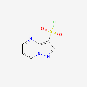 2-Methylpyrazolo[1,5-a]pyrimidine-3-sulfonyl chloride