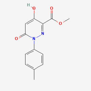 Methyl 4-hydroxy-1-(4-methylphenyl)-6-oxo-1,6-dihydro-3-pyridazinecarboxylate