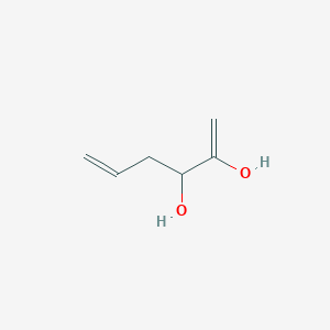 molecular formula C6H10O2 B13953546 1,5-Hexadiene-2,3-diol CAS No. 224294-66-0