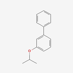 molecular formula C15H16O B13953615 1-Phenyl-3-propan-2-yloxybenzene CAS No. 55030-63-2