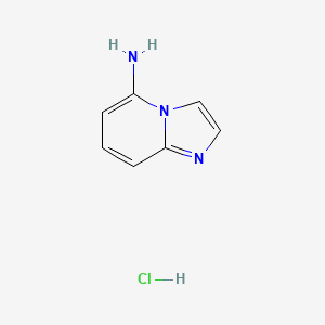 molecular formula C7H8ClN3 B1395362 Imidazo[1,2-a]pyridin-5-amine hydrochloride CAS No. 204927-15-1