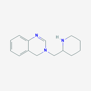 molecular formula C14H19N3 B13953657 3-(Piperidin-2-ylmethyl)-3,4-dihydroquinazoline 