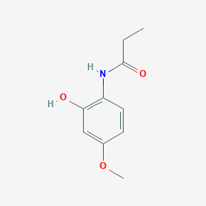 molecular formula C10H13NO3 B13953670 N-(2-hydroxy-4-methoxyphenyl)propanamide CAS No. 101908-49-0