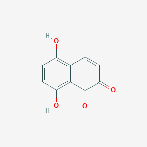 molecular formula C10H6O4 B13953696 5,8-Dihydroxynaphthalene-1,2-dione CAS No. 31039-64-2