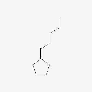 molecular formula C10H18 B13953748 Pentylidenecyclopentane CAS No. 53366-55-5