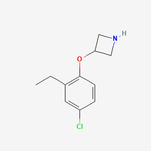 3-(4-Chloro-2-ethylphenoxy)azetidine