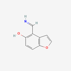 molecular formula C9H7NO2 B13953881 4-(Aminomethylene)benzofuran-5(4H)-one 