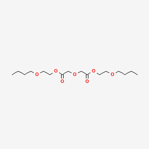 molecular formula C16H30O7 B13953951 Bis(2-butoxyethyl) 2,2'-oxydiacetate CAS No. 61286-56-4