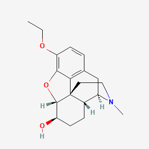 molecular formula C19H25NO3 B13953999 Ethyldihydro-alpha-isomorphine CAS No. 63732-73-0