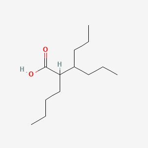 molecular formula C13H26O2 B13954076 2-Butyl-3-propylhexanoic acid CAS No. 58888-89-4
