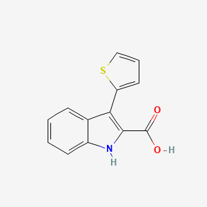 3-(2-Thienyl)-1H-indole-2-carboxylic acid