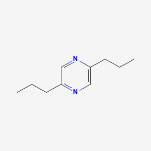 molecular formula C10H16N2 B13954198 2,5-Dipropylpyrazine CAS No. 64271-01-8