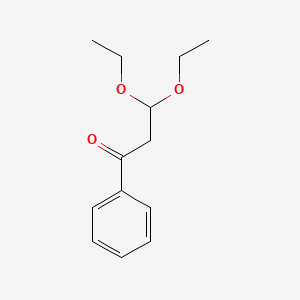 molecular formula C13H18O3 B13954214 3,3-Diethoxy-1-phenyl-1-propanone CAS No. 36234-10-3