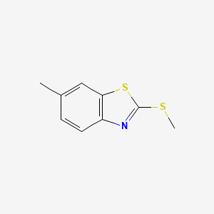 molecular formula C9H9NS2 B13954257 6-Methyl-2-(methylthio)benzo[d]thiazole CAS No. 3507-35-5