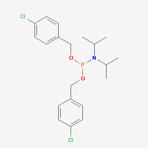 molecular formula C20H26Cl2NO2P B139543 Di-p-chlorobenzyl N,N-Diisopropylphosphoramidite CAS No. 128858-43-5