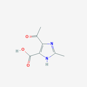 5-acetyl-2-methyl-1H-imidazole-4-carboxylic acid