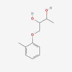 molecular formula C11H16O3 B13954302 1-(2-Methylphenoxy)butane-2,3-diol CAS No. 63991-95-7