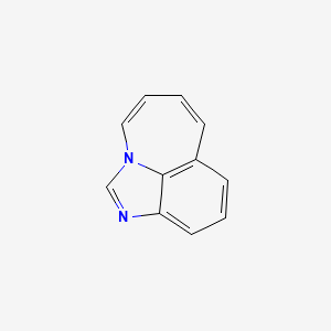 molecular formula C11H8N2 B13954310 Imidazo[4,5,1-jk][1]benzazepine CAS No. 437-77-4
