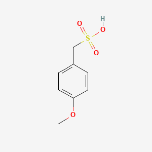 molecular formula C8H10O4S B13954323 (4-Methoxyphenyl)methanesulfonic acid 