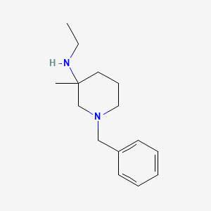 molecular formula C15H24N2 B13954344 1-benzyl-N-ethyl-3-methylpiperidin-3-amine 