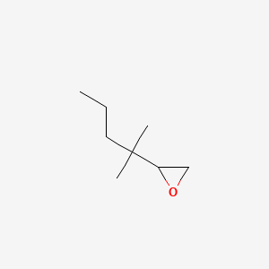 molecular formula C8H16O B13954427 2-(2-Methylpentan-2-yl)oxirane CAS No. 53907-76-9