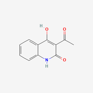 molecular formula C11H9NO3 B1395444 3-Acetyl-4-hydroxy-2-quinolone CAS No. 26138-64-7