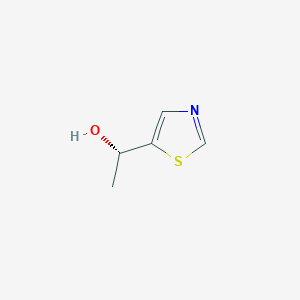 molecular formula C5H7NOS B1395448 (1S)-1-(1,3-thiazol-5-yl)ethan-1-ol CAS No. 1315378-62-1