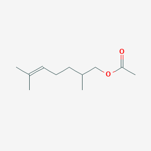 molecular formula C11H20O2 B13954505 2,6-Dimethylhept-5-enyl acetate CAS No. 51979-48-7