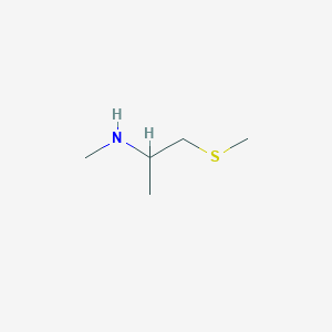 molecular formula C5H13NS B1395451 Methyl[1-(methylsulfanyl)propan-2-yl]amine CAS No. 1248277-40-8