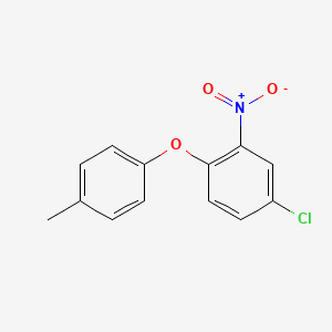 molecular formula C13H10ClNO3 B13954514 4-Chloro-1-(4-methylphenoxy)-2-nitrobenzene CAS No. 54495-31-7