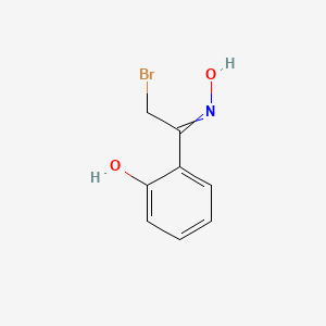 molecular formula C8H8BrNO2 B13954558 2-Bromo-2'-hydroxyacetophenone Oxime 