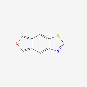 molecular formula C9H5NOS B13954603 Furo[3,4-f][1,3]benzothiazole CAS No. 267-41-4