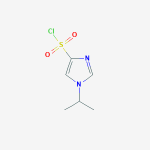 molecular formula C6H9ClN2O2S B1395461 1-(propan-2-yl)-1H-imidazole-4-sulfonyl chloride CAS No. 1338976-16-1
