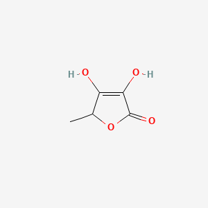 molecular formula C5H6O4 B1395471 3,4-Dihydroxy-5-methylfuran-2(5H)-one CAS No. 3566-57-2