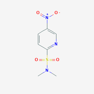 molecular formula C7H9N3O4S B13954748 N,N-dimethyl-5-nitropyridine-2-sulfonamide 