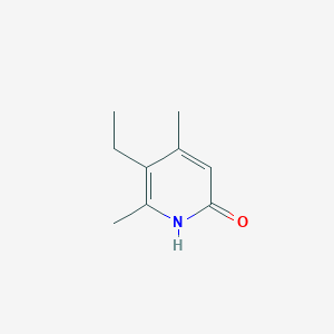 molecular formula C9H13NO B13954775 5-Ethyl-4,6-dimethylpyridin-2(1H)-one CAS No. 76621-36-8