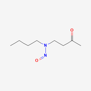 molecular formula C8H16N2O2 B13955107 N-Butyl-N-(3-oxobutyl)nitrosamine CAS No. 61734-89-2