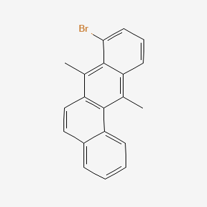 molecular formula C20H15Br B13955186 BENZ(a)ANTHRACENE, 8-BROMO-7,12-DIMETHYL- CAS No. 63018-63-3