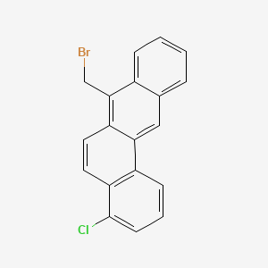 molecular formula C19H12BrCl B13955276 4-Chloro-7-bromomethylbenz(a)anthracene CAS No. 34346-99-1