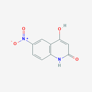 molecular formula C9H6N2O4 B1395541 4-hydroxy-6-nitroquinolin-2(1H)-one CAS No. 264260-06-2