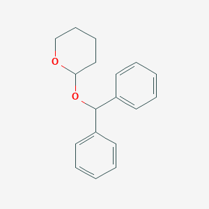 molecular formula C18H20O2 B13955420 2-(benzhydryloxy)tetrahydro-2H-pyran CAS No. 79373-25-4